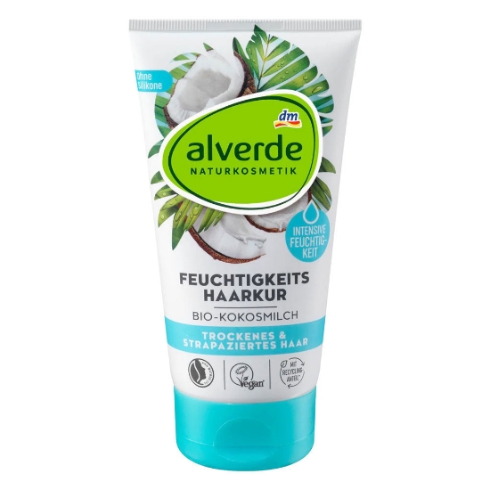 Ảnh của Kem dưỡng ẩm tóc Alverde sữa dừa hữu cơ 150 ml
