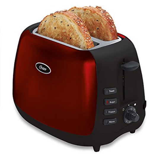 Ảnh của Máy nướng bánh mì 2 ngăn Oster Inspire, Đỏ / Đen (006595-001-000)