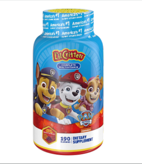 Picture of uk1: Lil Critters Paw Patrol Multivitamin Dietary Supplements - 190ct