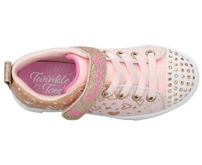 Picture of Giày thể thao Skechers Girls' Twinkle Sparks Heather Charm - Hồng nhạt