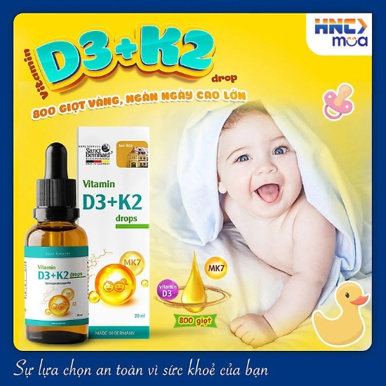 Picture of Vitamin-D3+K2 Drops nhập khẩu Đức