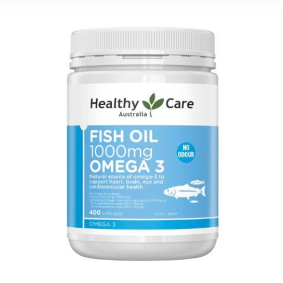 Picture of Omega 3 Úc Healthy Care Fish Oil 1000mg Hỗ trợ sức khỏe 400 viên
